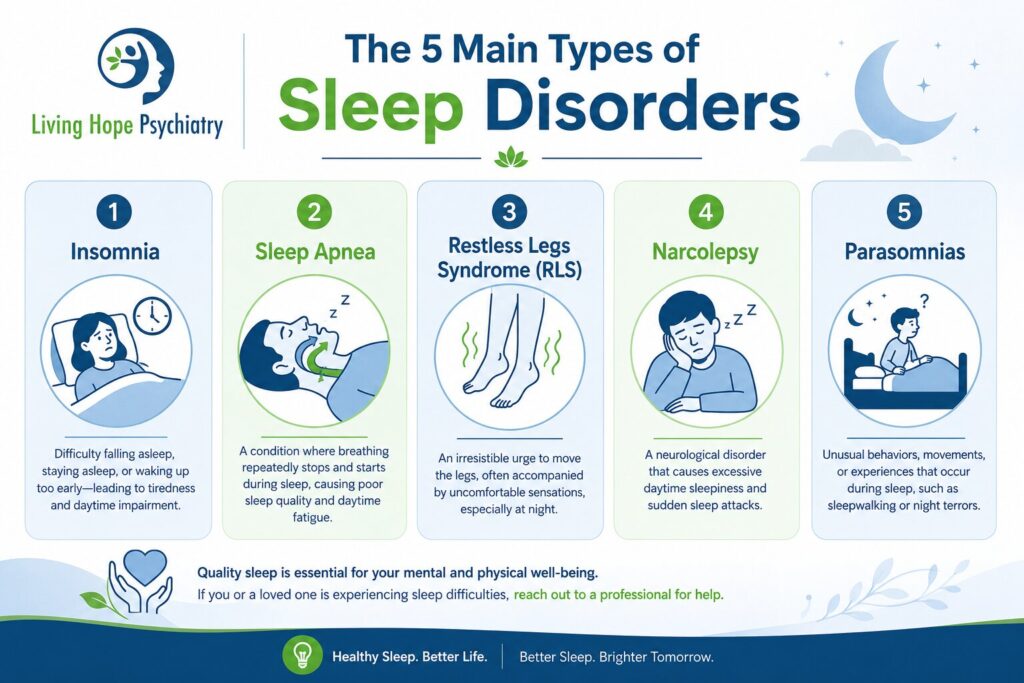 Main Types of Sleep Disorders