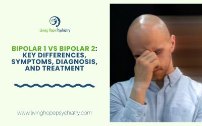 Bipolar 1 vs Bipolar 2: Key Differences, Symptoms, Diagnosis, and Treatment